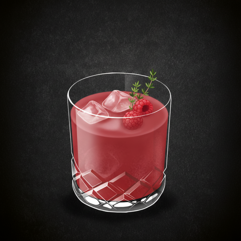 Raspberry Thyme Smash